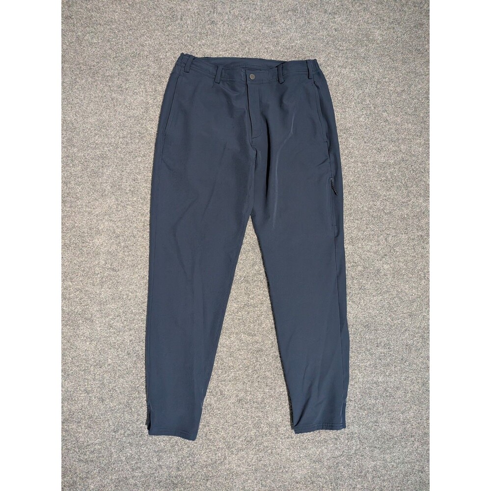 Mack Weldon Pants Mens Medium Performance Joggers Stretch Blue